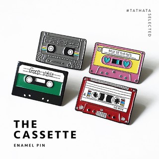 เข็มกลัด Enamel pin : The cassette