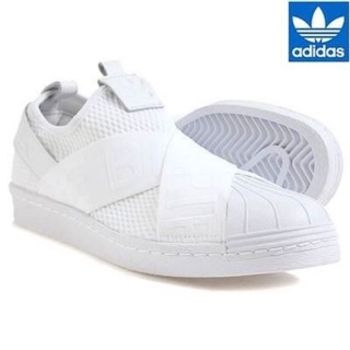 พร้อมส่ง Adidas Superstar Slipon ขาวตาข่าย ของแท้