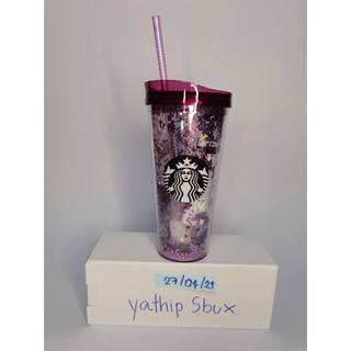 Starbucks butterflies glitter 24oz