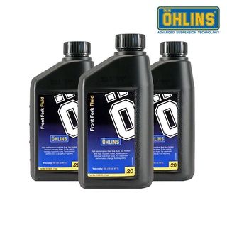 Bigsale11.11 ลด150บาท ไม่มีขั้นต่ำใส่โค้ด "DETNOV150" OHLINS น้ำมันโช๊คหน้า เบอร์ 20 ขนาด 1 ลิตร