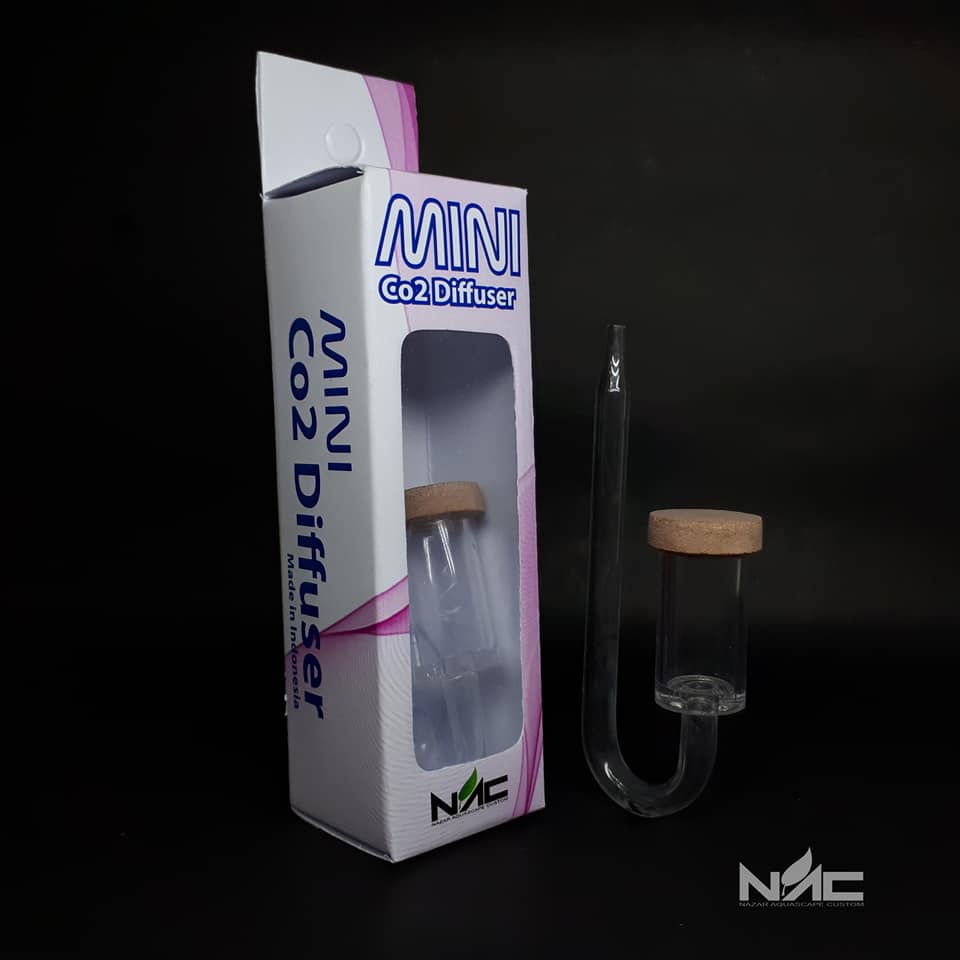 Mini Diffuser CO2 NAC Aquascape Aquarium เต็มไปด้วยอะคริลิก BPD