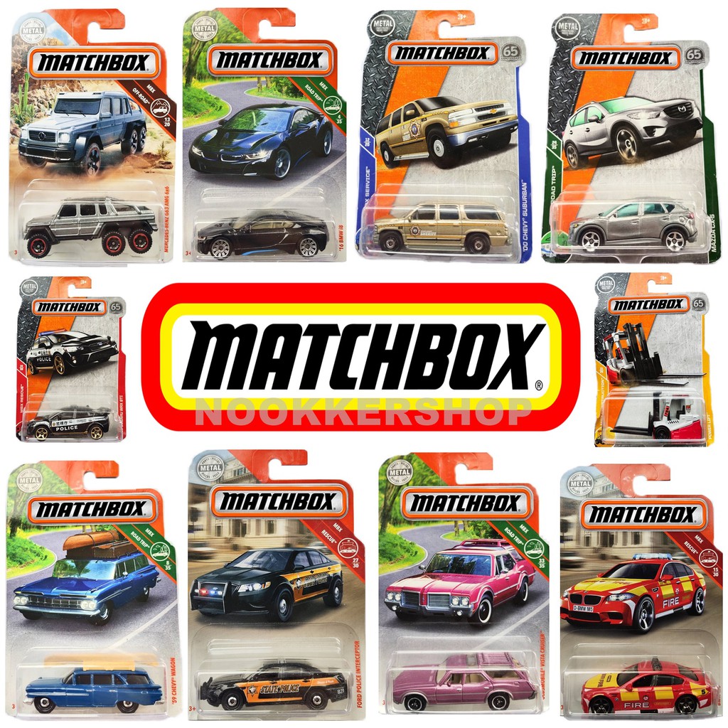 รถเหล็ก MatchBox ลิขสิทธิ์แท้100% 1/64 โมเดลรถเหล็กของสะสม รถของเล่น MatchBox โมเดลรถเหล็ก