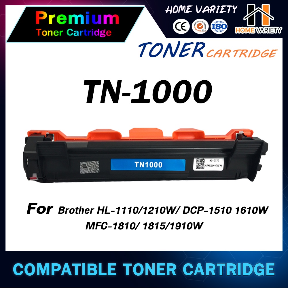 HOME TN-1000 TN1000 T1000 T-1000 LASER TONER FOR BROTHER HL-1110 1210W ...