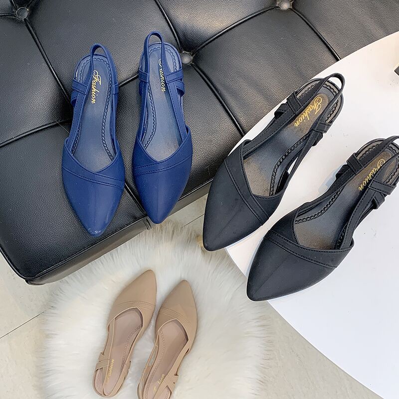 Comfortable shoes รองเท้าเจลลี่รัดส้น ผู้หญิงใสสบายมีให้เลือกถึง3สี sale สุดๆ รุ่น TX280
