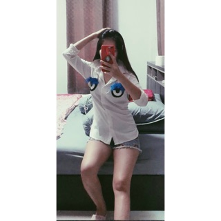 เสื้อเชิ้ตตัวยาว COOKIE s-m-l ใส่ได้ค่ะ