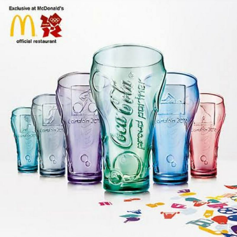 แก้ว McDonalds &amp; Coca Cola London 2012 Olympics