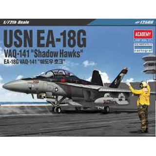 โมเดลเครื่องบิน Academy Model 1/72 AC12560 USN EA-18G VAQ-141"SHADOW HAWKS"