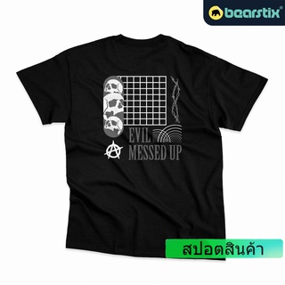 Bearstix - เสื้อยืด ลาย Evil Messed Up สไตล์สตรีท