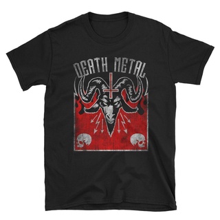 2019 ใหม่ เสื้อยืดลําลอง แขนสั้น พิมพ์ลาย Death Metal Horror Satanic Music สําหรับผู้ชายสามารถปรับแต่งได้