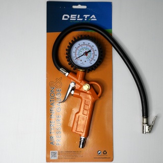 หัวเติมลม และวัดลมในตัว Delta tg 600 หัวเติมลมพร้อมวัด เกจจ์วัดลม Delta เติมลมยาง