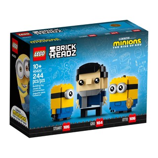 LEGO 40420 Brick Headz: Minions Gru, Stuart and Otto ของแท้ 100% พร้อมส่ง #LEGO DAD