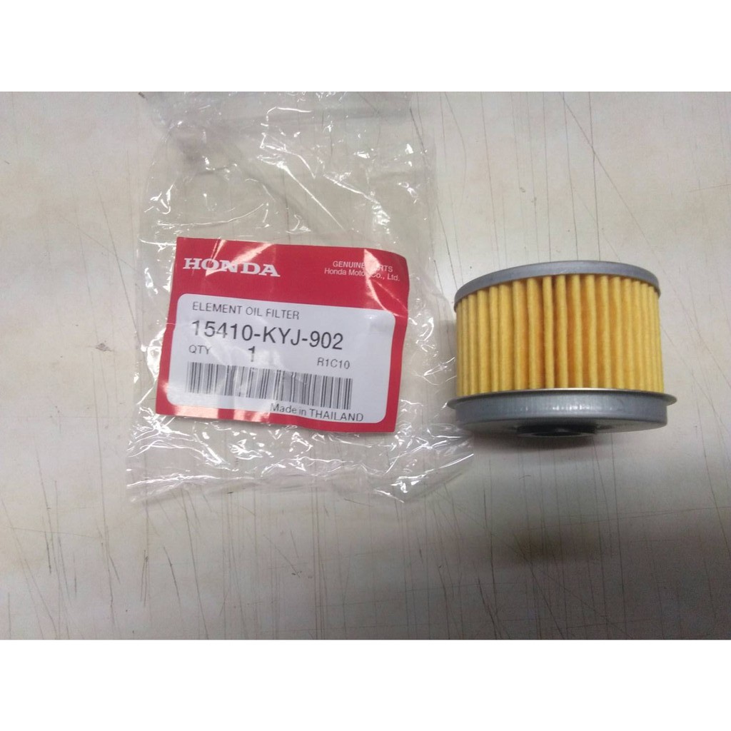 ไส้กรองน้ำมันเครื่อง สำหรับรถรุ่น CBR250 CBR300R CB300R CB300F อะไหล่แท้ Honda 15410-KYJ-902