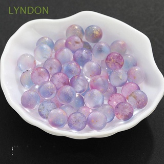 LYNDON Kids Children Glass Marbles Colorful Glass DIY Handmade Materials Pinball|DIY Handmade Bracelet|Beads Toy Accessories Jewelry Accessories 12mm Marble Games Luminous Glass Ball/Multicolor