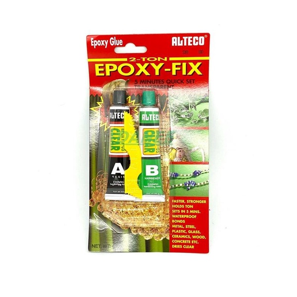 กาวEPOXY Fix อีพ็อกซี่ สีใส แห้งเร็วใน5นาที (ของแท้) ALTECO กาวEPOXYFIX กาวติดพลาสติก