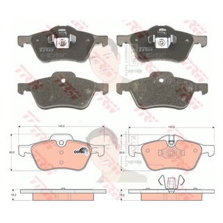 GDB1476 ผ้าเบรค-หน้า(TRW) (เนื้อผ้า COTEC) MINI COOPER, ONE ,S (R50, R52, R53)