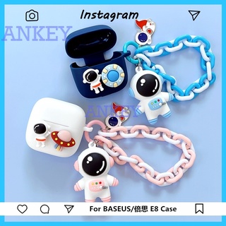 Case for Baseus E8 E3 W3 W12 เคสหูฟังบลูทูธไร้สาย ซิลิโคนนิ่ม ป้องกัน ลายโบว์ สําหรับ