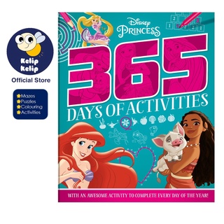 Disney Princess หนังสือกิจกรรม 365 สําหรับเด็ก (192 หน้า)