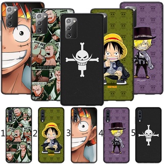 เคสโทรศัพท์ซิลิโคนนิ่ม ลาย One Piece Luffy Zoro Sab สําหรับ Samsung Galaxy A9 A8 A7 A6 A8+ A6+ Plus 2018 Quantum 2 M20 M30 DA133