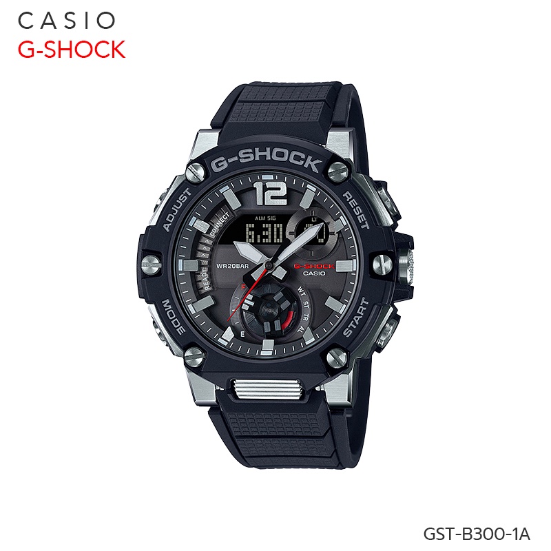 นาฬิกาข้อมือ Casio G-shock GST- 300 Series GST-B300-1A | G-STEEL | G-SHOCK | นาฬิกา | CASIO