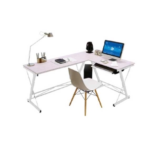 [คืน12% 10CCBAUG5] HomeHuk โต๊ะทำงานไม้ โต๊ะเข้ามุม รูปตัว L พร้อมชั้นวางคีย์บอร์ด CPU โครงเหล็ก Z โต๊ะคอมพิวเตอร์ โต๊ะคอม โต๊ะวางของ โต๊ะเขียนหนังสือ โต๊ะไม้ โต๊ะมินิมอล โต๊ะอ่านหนังสือ โต๊ะคอมพิวเตอร์เกมมิ่ง โต๊ะหนังสือ L-Shaped Corner Office Desk