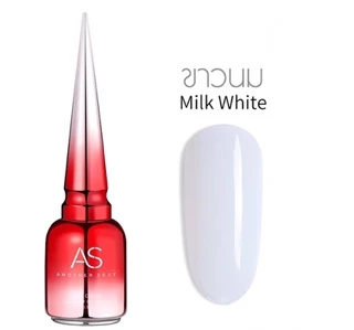 สีเจล As 15ml.ฝาแหลม สีดำ สีขาว สีขาวนม สีขาวขุ่น