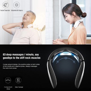 Original Xiaomi Mijia เครื่องนวดคอแบบสวมใส่ สำหรับคนขี้เมื่อย Jeeback Neck Massager G2