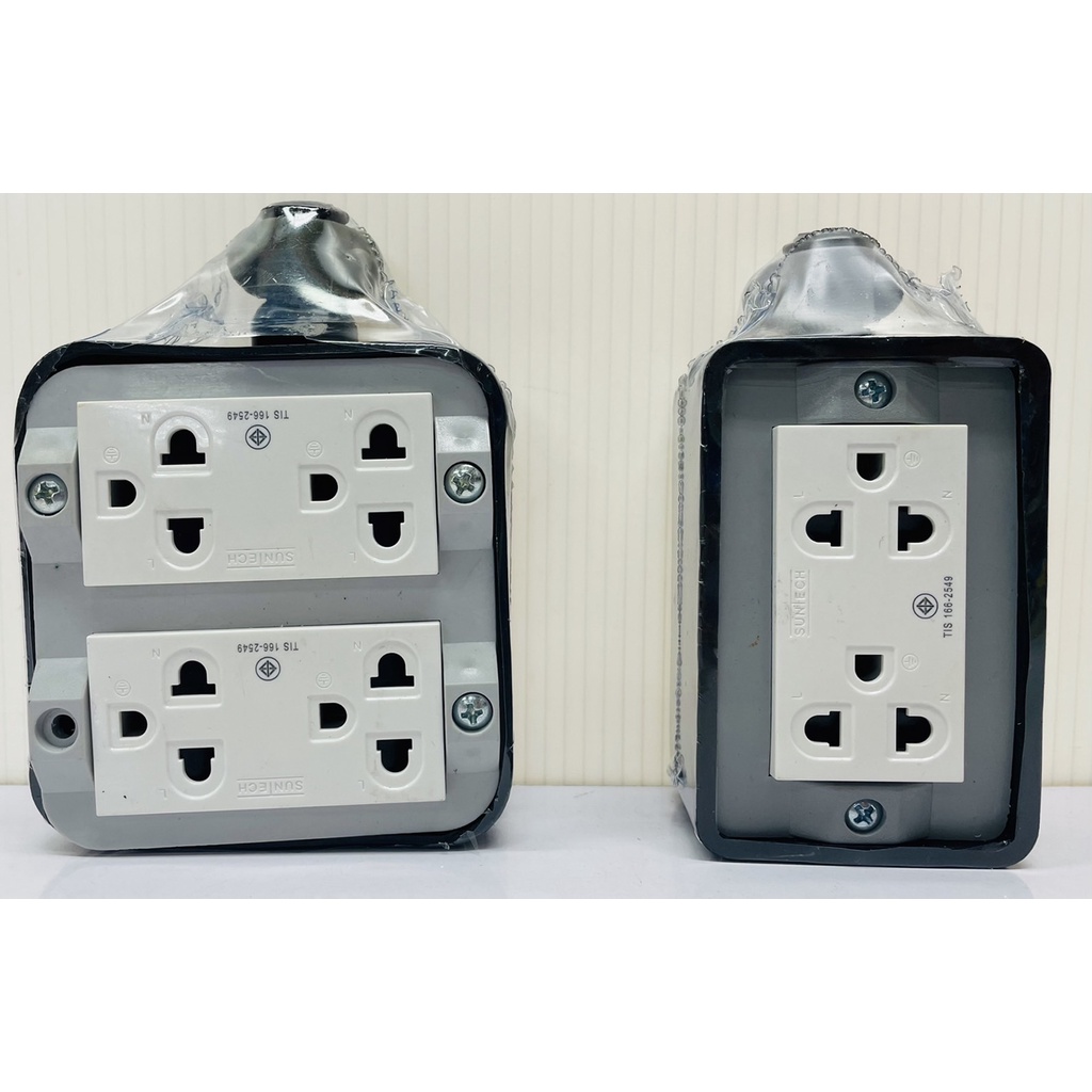 ปลั๊กยาง SUNTECH ปลั๊กพ่วง ปลั๊กไฟ ปลั๊กตัวเมีย