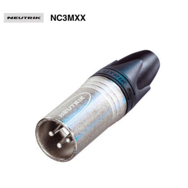 NEUTRIK ของแท้ NC-3MXX CANNON XLR ตัวผู้ NC3MXX แคนนอนตัวผู้ สำหรับเข้าหัว สายสัญญาณ NC 3 MXX