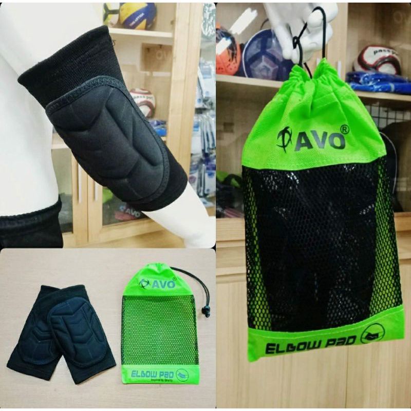 SIKU [ 1 PAIR ] ORIGINAL ELBOW PAD AVO ELBOW FOAM AVO COTENTS 2 + BONUS BAG Elbow Pad Elbow Brace AV