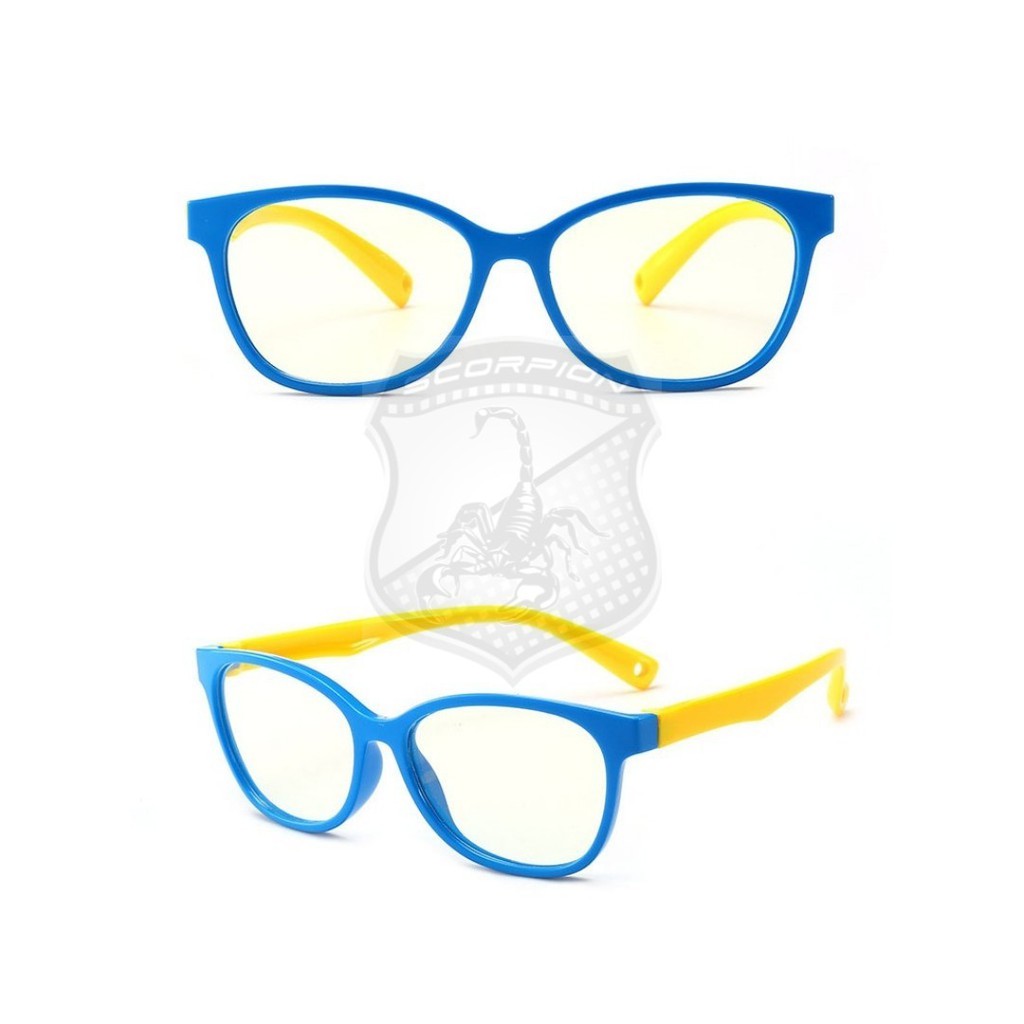 พร้อมส่ง🇹🇭 เเว่นตากรองแสงเด็ก F8142 เเว่นตาเด็ก เเว่นถนอมสายตา แว่นตา แว่นตากรองแสง สีฟ้า Anti Blue Light Glasses - รูปที่ 5