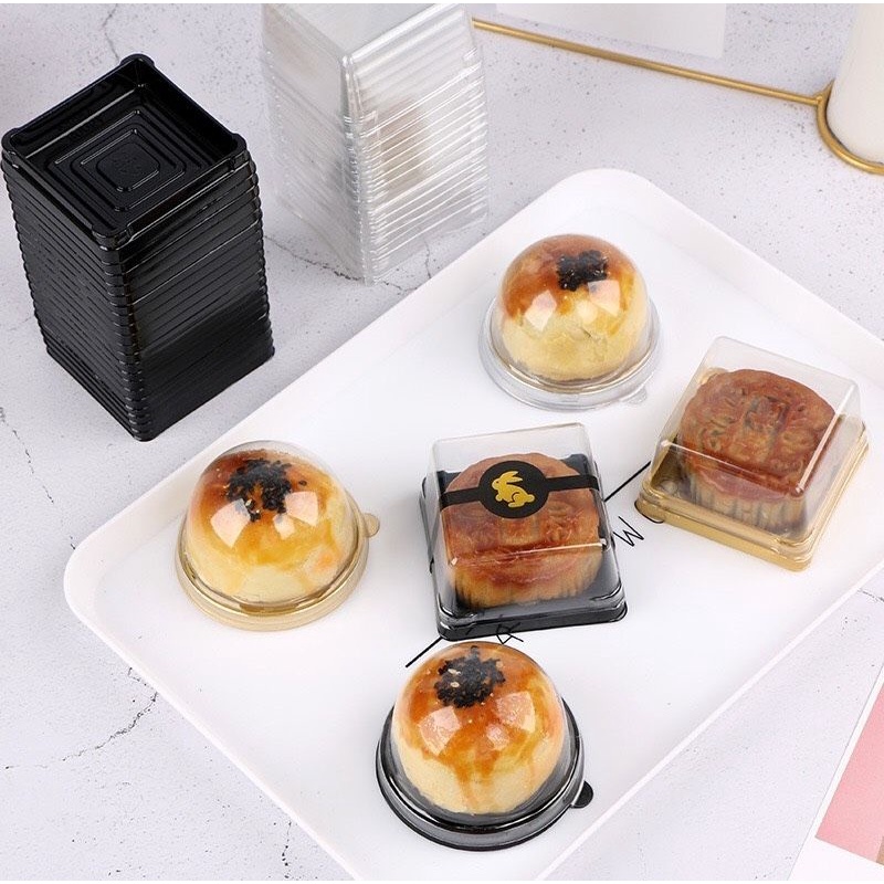 DEDEE กล่องโดมกลมจิ๋ว(50ชุด) กล่องขนมโดมจิ๋ว กล่องเปียะ