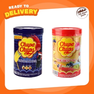 Chupa Chups Classic Tongue painter อมยิ้ม จูปาจุ๊ปส์ ทัง เพ้นเทอร์ 50 ไม้ คละรส จูปาจุป จูปาจุ๊บ จูปาจุ๊ปส์ลูกอม