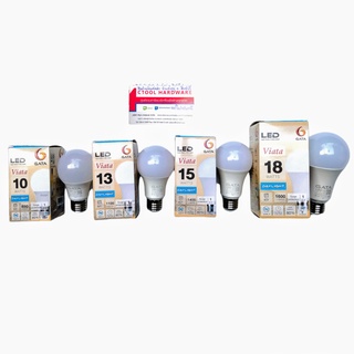 หลอดไฟ LED 10W, 13W, 15W, 18W ขั้วเกลียว E27 Gata แสงขาว ของแท้ - Authentic White Daylight LED Light Bulb - ซีทูล Cto...