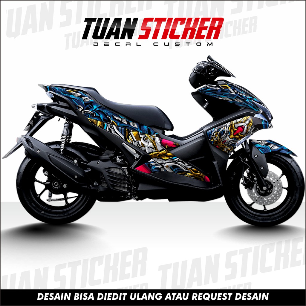 สติ๊กเกอร์ Aerox Striping Decal Aerox 155 สติ๊กเกอร์เต็มตัว Aerox 155 GND