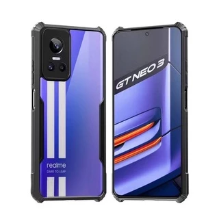 Realme GT Neo(พร้อมส่งในไทย)เคสกันกระแทกขอบสีหลังใสRealme GT Neo3/Realme GT Neo3T/Realme GT Neo2