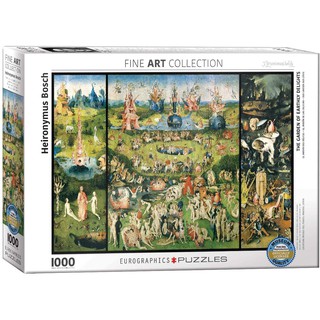 THE GARDEN OF EARTHLY DELIGHTS (Bosch) - จิ๊กซอว์ 1000 pc PUZZLES EUROGRAPHICS Museum Art