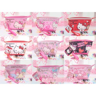 Hellokitty Mymelody กระเป๋าเครื่องสำอางลายการ์ตูนโดราเอมอน