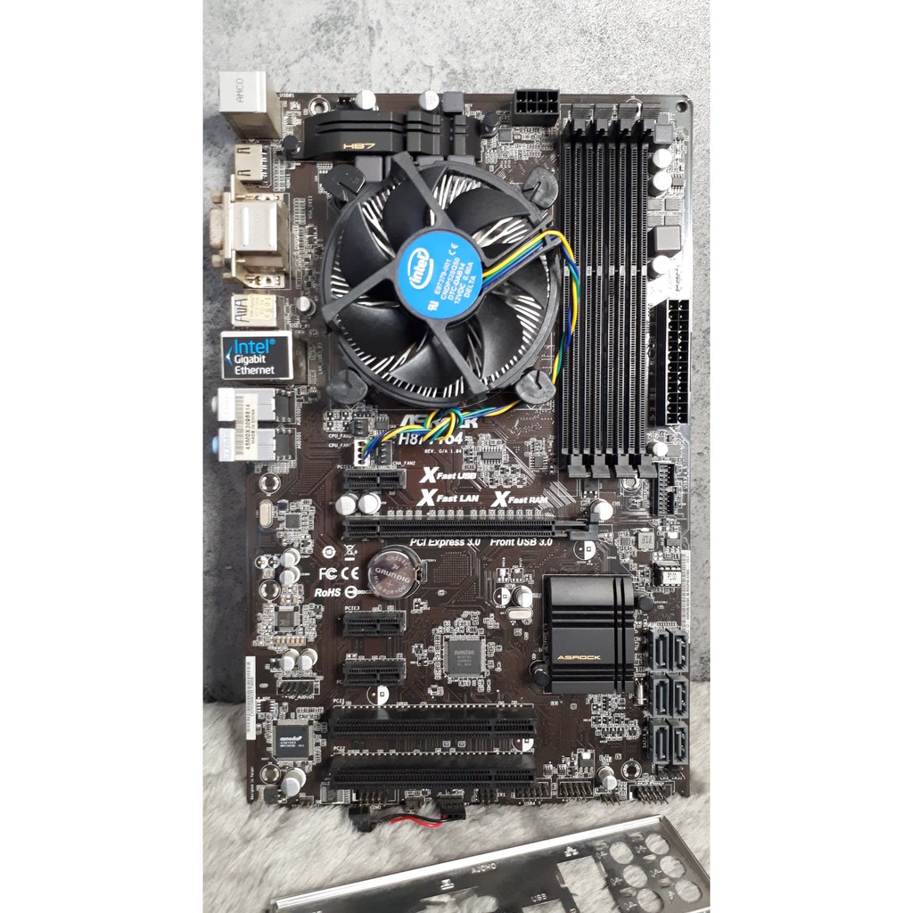 ชุดซีพียูพร้อมเมนบอร์ด CPU INTEL i5 4590S  MB ASROCK H87Pro4