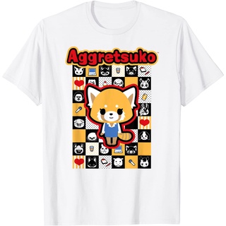 เสื้อยืดผ้าฝ้ายพรีเมี่ยม เสื้อยืด ลาย Aggretsuko Sweet  (ฤดูกาล 4 2022)