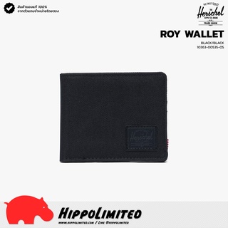 กระเป๋าสตางค์ ⌇ Herschel ⌇ รุ่น Roy ⌇ สี Black/Black ⌇ สินค้าของแท้ 100% จากตัวแทนจำหน่ายโดยตรง