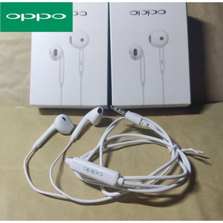 หูฟัง OPPO Ear Buds คุณภาพเสียงที่ดี  เสียงดีเบสหนัก มีไมโครโฟนสนทนา หูฟังออปโป้ รับประกัน