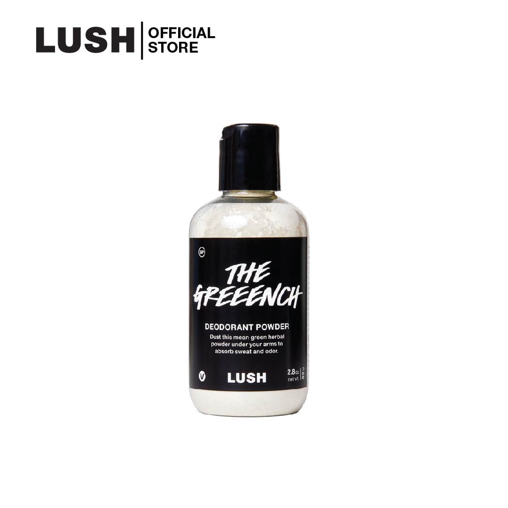 LUSH The Greeench Deodorant Powder 75g แป้งระงับกลิ่นกาย ดับกลิ่นใต้วงแขน