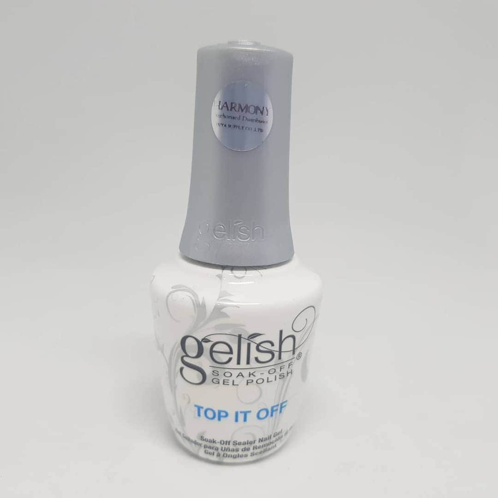 GELISH🇺🇲 Top coat 2สูตรตัวเลือก ท้อปเจลแบบต้องเช็ดเหนียวหลังอบ Top it Off●Xtra Shine ของแท้จากUSA
