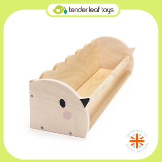 Tender Leaf Toys เฟอร์นิเจอร์เด็ก เฟอร์นิเจอร์ไม้ ชั้นวางของลายนก Small Birdie Shelf