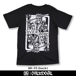 ✲㍿Overdose T-shirt  สีดำ รหัส BH-05(โอเวอโดส)