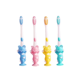 Monster box ส่งจากไทย แปรงสีฟันเด็ก 2-12ปี ขนนุ่ม 1แพ็ค4ชิ้น kid toothbrush Soft Slim