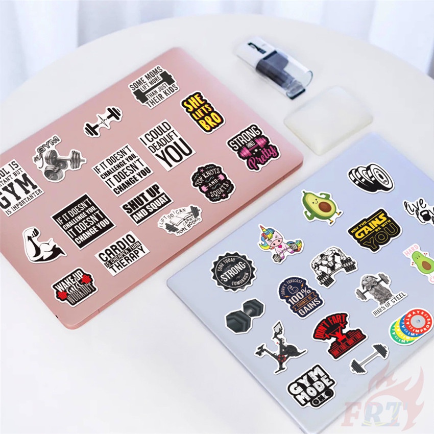 ❉ GYM Fitness Slang Series 01 สติ๊กเกอร์ ❉ 50Pcs/Set Waterproof DIY Fashion Decals Doodle สติ๊กเกอร์ - รูปที่ 6