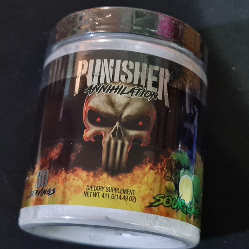 Punisher Annihilation DMAA/DMHA Xtreme Pre-Workout.