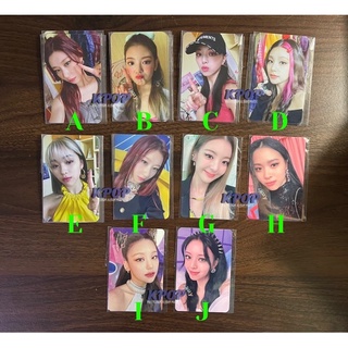 Itzy PHOTOCARD MECIMA POB BENEFIT FANSIGN โฟโต้การ์ด LIA RYUJIN CHAERYONG LIA YUNA