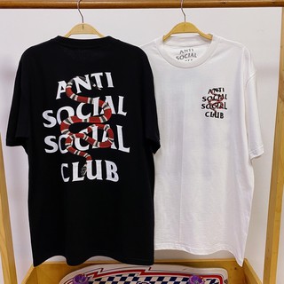 【hot sale】เสื้อยืดแขนสั้น anti social social club